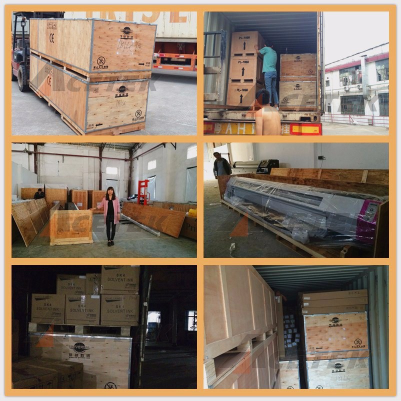 3.2m 10ft Outdoor Solvent Printer , Multicolor Konica Solvent Printer