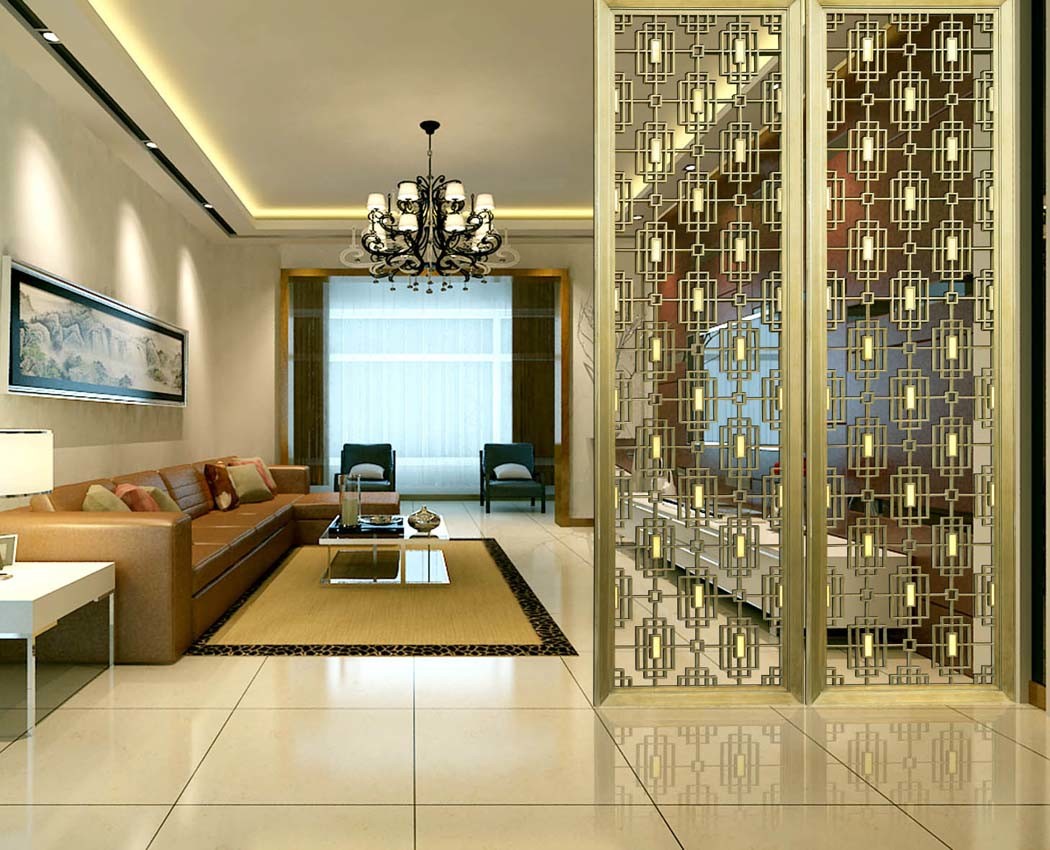 Stainless Steel Room Divider Elegant Separation Stainless Steel Sliding 304 316 Grade