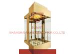 Center Opening Door Sightseeing Passenger Elevator Stainless Steel