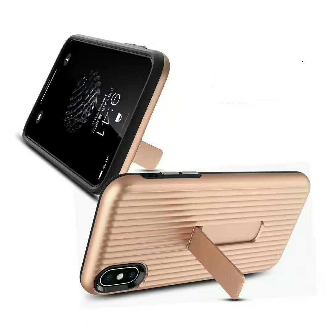 Luggage Case with Kickstand PC TPU Back Cover Color Blue For Samsung S9 Plus NOTE8 S7 Edage J2 Pro J5 Prime G530 J710