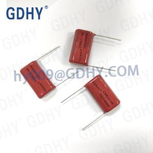 China 185nF Metallized Polyester Film capacitor 400VDC wholesale