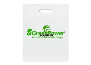 China Low Density PE Plastic Bag Heat Seal For Shopping Carry / Packaging Plain Die Cut wholesale
