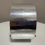 Silver Aluminum Foil Tapes Double Water Activated Adhesive Glass Fiber