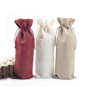 China Luxury Cotton Water Glass Cooler Wine Bottle Sleeve wholesale