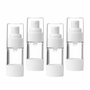 China Plastic PP 15ml White Airless Pump Bottle Packaging Cosmetic wholesale