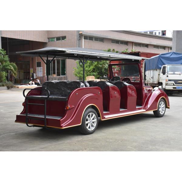 4 Wheel 72V AC Motor Left Drive Classic Golf Cars Electric MIni Vehicle 11 Persons Payload