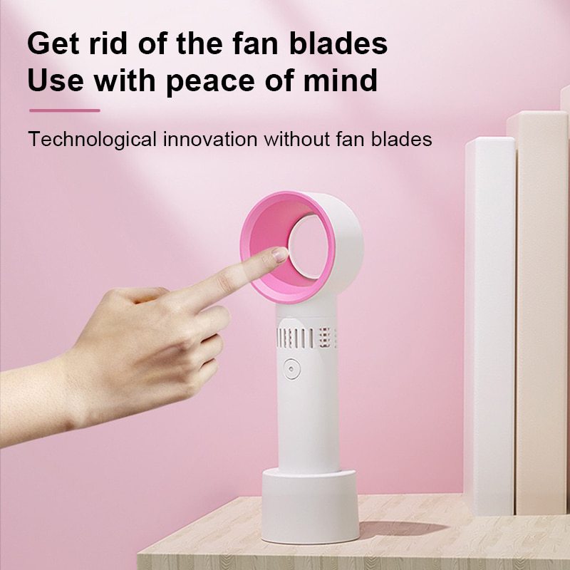 Mini Fan for Eyelash Extensions Silk Screen Printing 2-3 Hours Charging Time Portable