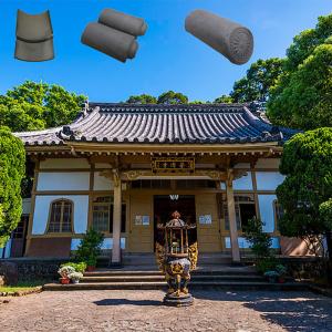 China Architectural Temple Japanese Clay Roof Tiles Antique on sale