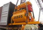 Hydraulic 500 Litres Concrete Mixing Equipment Double Spiral Construction Mixer