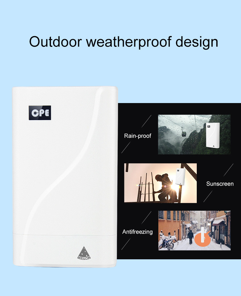 2.4Ghz 4G LTE Outdoor CPE Router , 802.11a Wireless Access Point Router