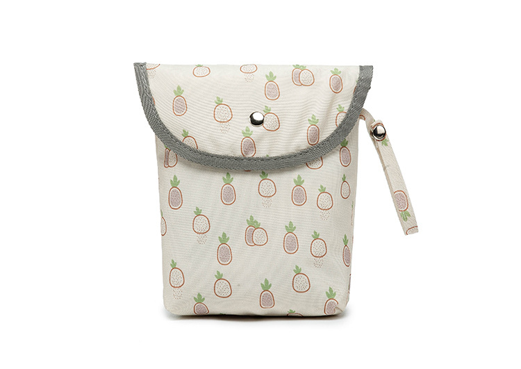 Wholesale Infant Cloth Toilet Diaper Bag Mini Waterproof Wet Dry Package for Baby Nappy Pouch Reusable Bag