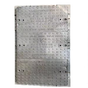 China OEM ODM B125 Square Manhole Cover Frame Pedestrianised Areas wholesale