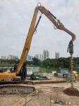 Customized Excavator Vibro Hammer For Pile Driving Construction Excavator boom