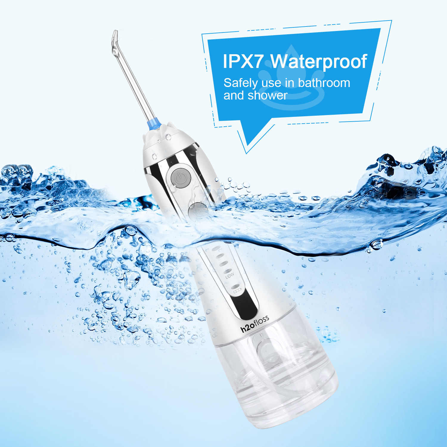 5 Modes Oral Irrigator Water Flosser Portable Dental Care With 5 Nozzles