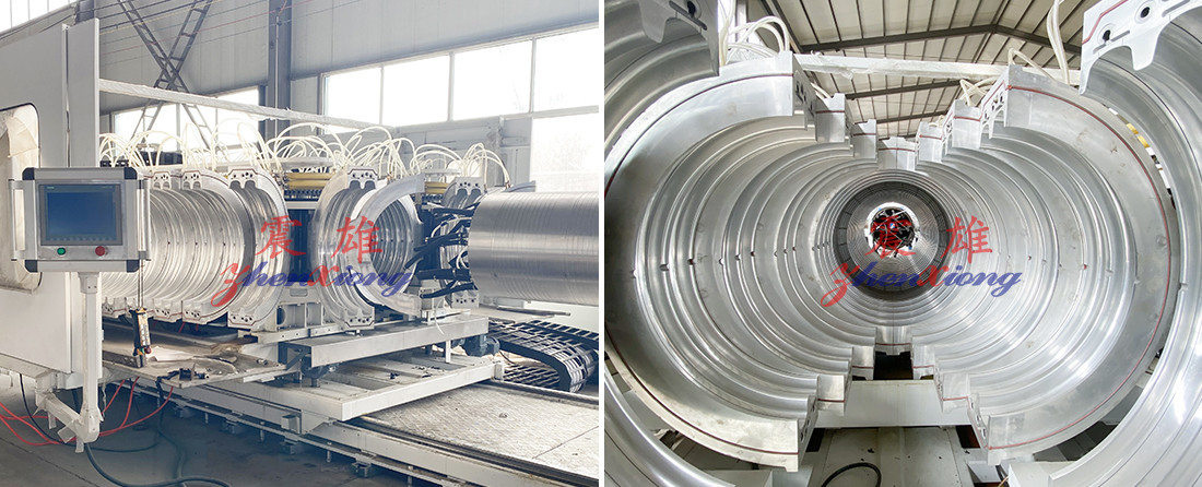 Customizable 300mm Plastic Pipe Extrusion Machine Double Wall Corrugated Pipe Extrusion Line