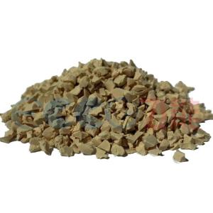China Beige EPDM Rubber Chip Recycled Rubber Granules Mulch wholesale