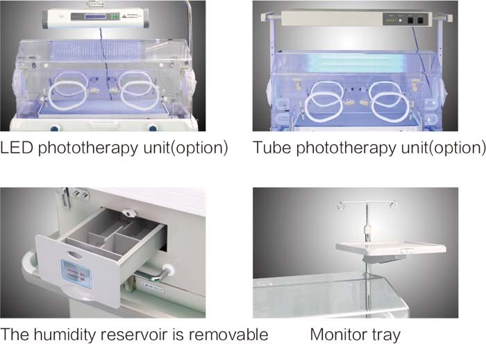 Hospital Newborn Incubator For Preterm Babies With Humidity Reservoir
