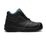 ​Sturdy Leather Safety Shoes For Womens Steel Toe Slip Resistant Boots Anti