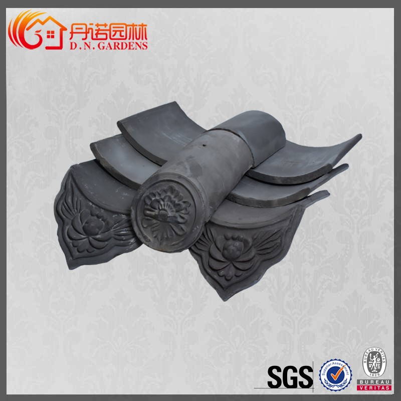 Japanese Flat Asian Style Roof Tiles House Handmade 220mm 200mm