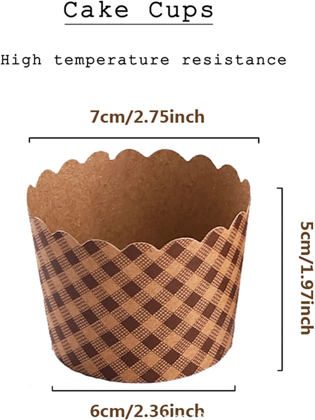 Jumbo Kraft Paper Cake Baking Cup Rk Bakeware Cupcake Muffin Liners
