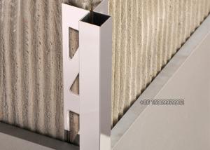 China SUS316 Tile Edge Trim Stainless Steel Bunnings 8mm Polish Silver wholesale