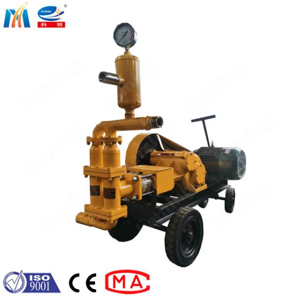 Quality 3 MPa Wheels Grouting Pumps Diesel Piston Mud Pump for sale
