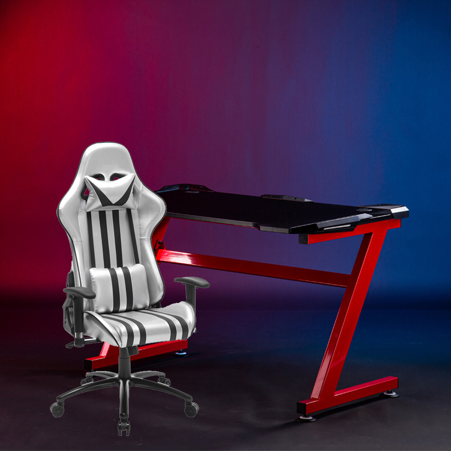 Adjustable Backrest Gaming Chair for E-Sports Workers in Office/Apartment/School