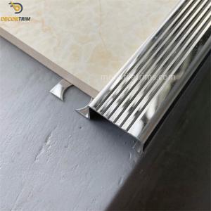 China 12mm Brush Stair Nosing Tile Trim Stainless Steel 304 Material wholesale