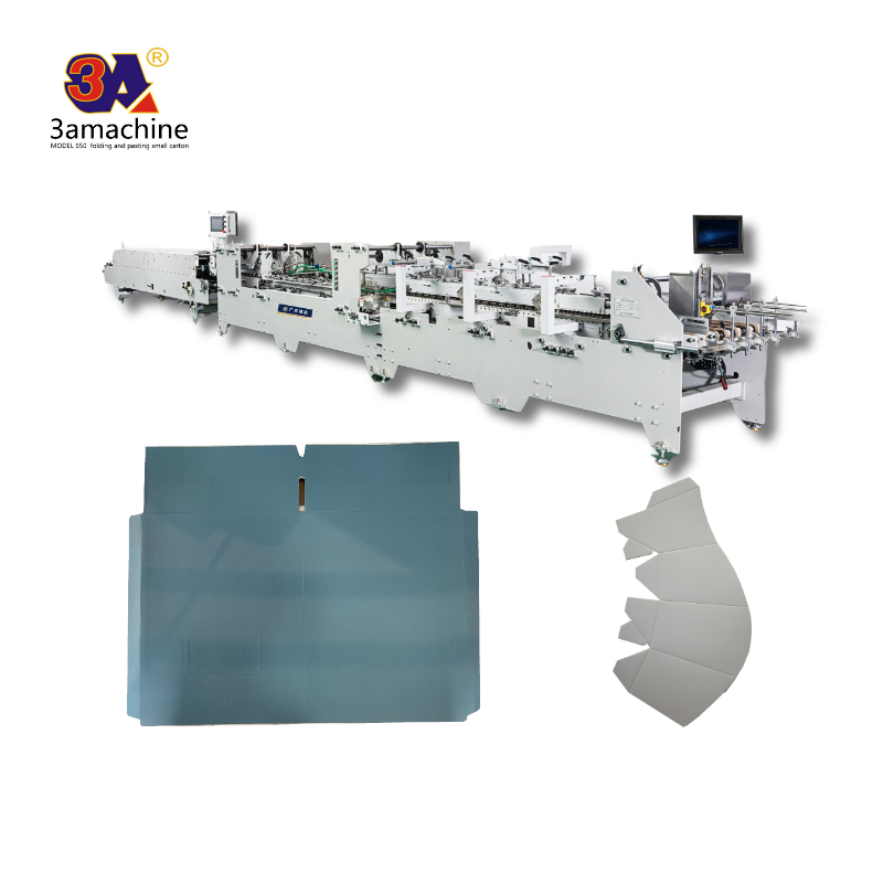 Coffee Cup Sleeve Folder Gluer Machine Suitable for Small Carton or Corrugated Paper 1.5