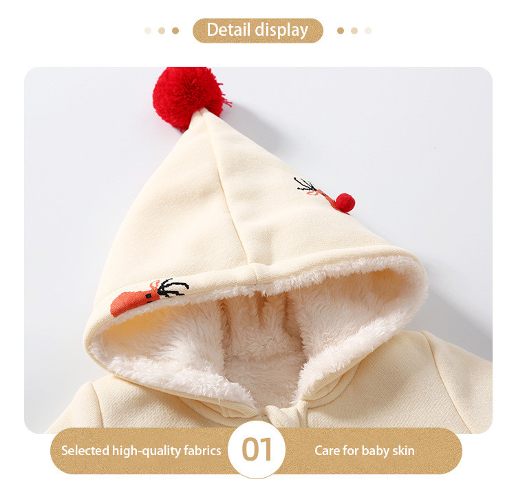 Kids clothing winter children clothes Christmas elk Christmas pajamas Jumpsuit Baby rompers toddler clothing