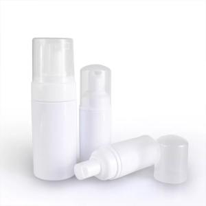 China 120ML Plastic Cosmetic Jars Flip Top Cap Cosmetic Cream Jar PE Material wholesale