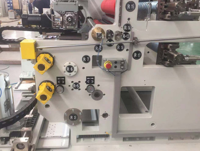 1000mm 500m/Min 60Hz Slitter Rewinder Machine , Jumbo Roll Slitter Rewinder