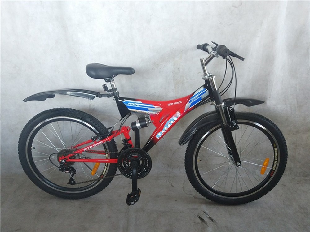 1.8m Full Suspension Folding Frame Adult Mountain Bike with Gross Weight of 17kg
