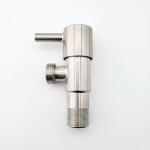 CE Single Way Stainless Steel Angle Stops Plated Brush Finishing