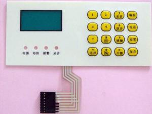China Custom 3m Adhesive Tactile Membrane Switch Remote Control Keyboard Panel wholesale