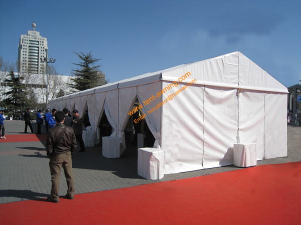 Aluminum Structure PVC Party Tent Fire Retardant Heavy Duty Clear Span Tent