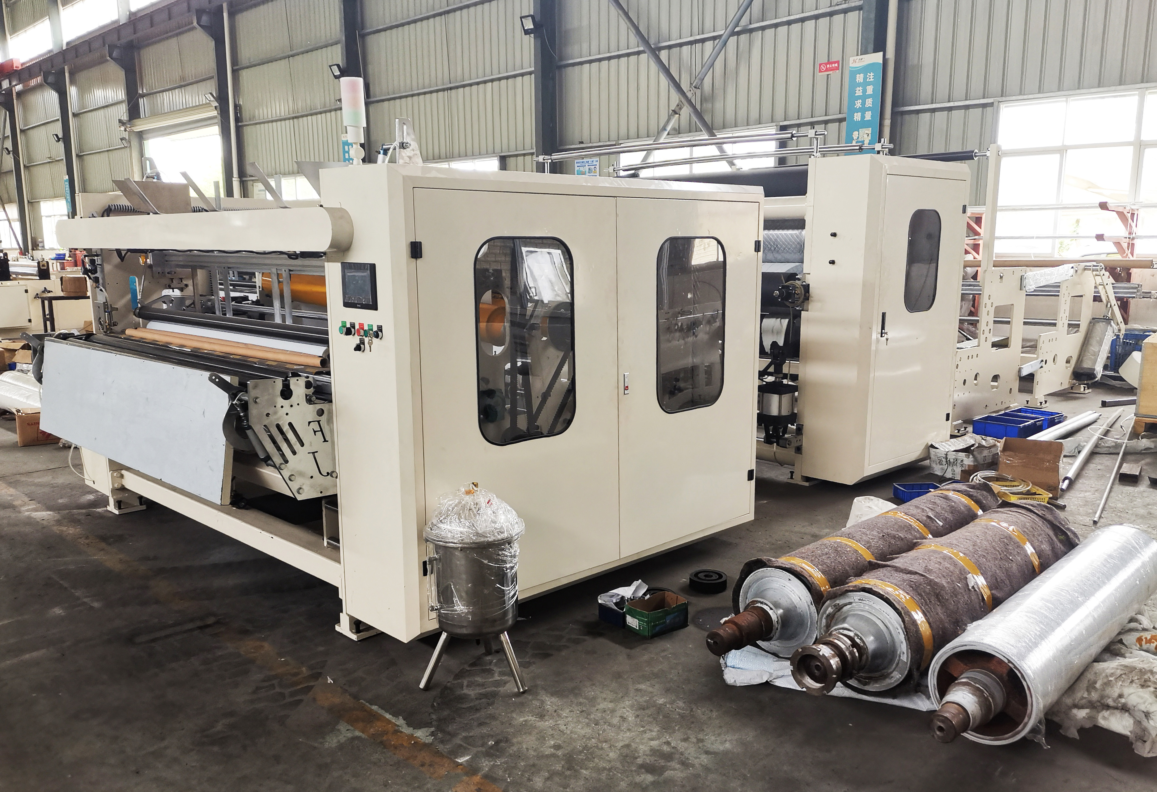 Toilet paper making machine paper business idea provided