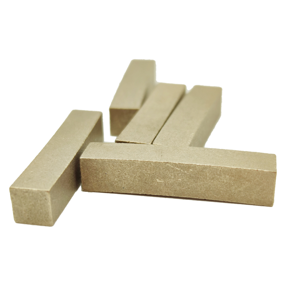 Mix Cutting Marble 40*8*8mm Diamond Sandwich Segment with Yellow Color in Mexico