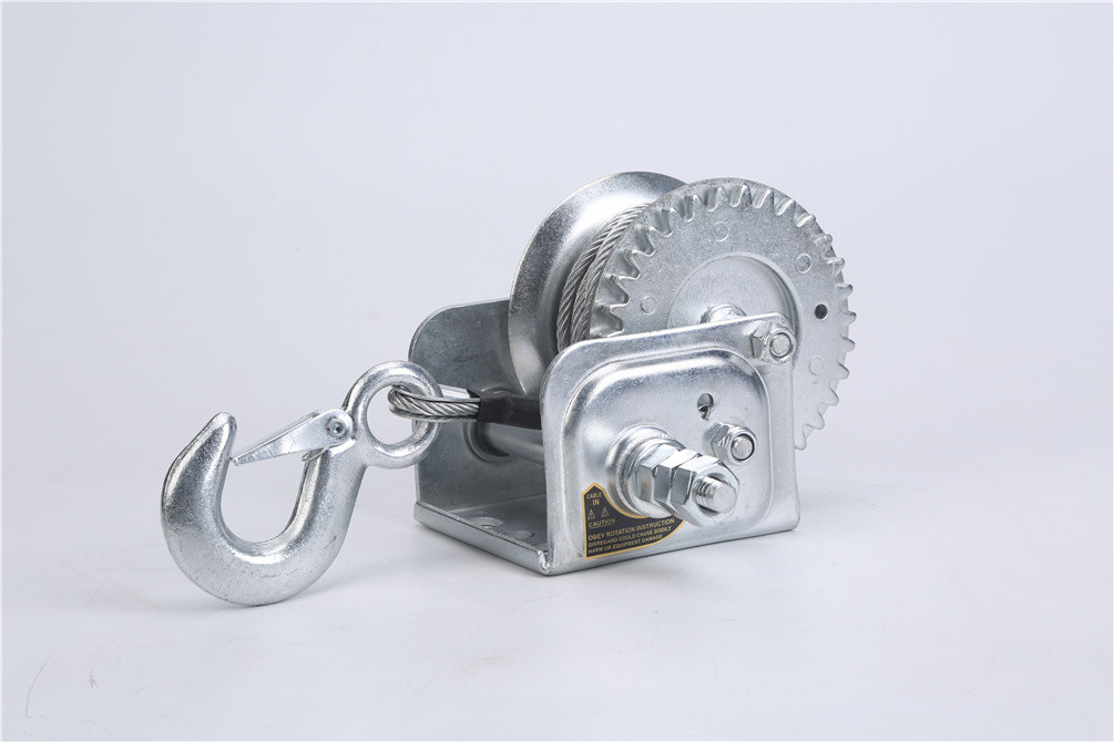 600lbs Portable Heavy Duty Steel Cable Hand Crank High Tensile