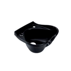 China Black Ceramic shampoo bowl wash basin for beauty wholesale