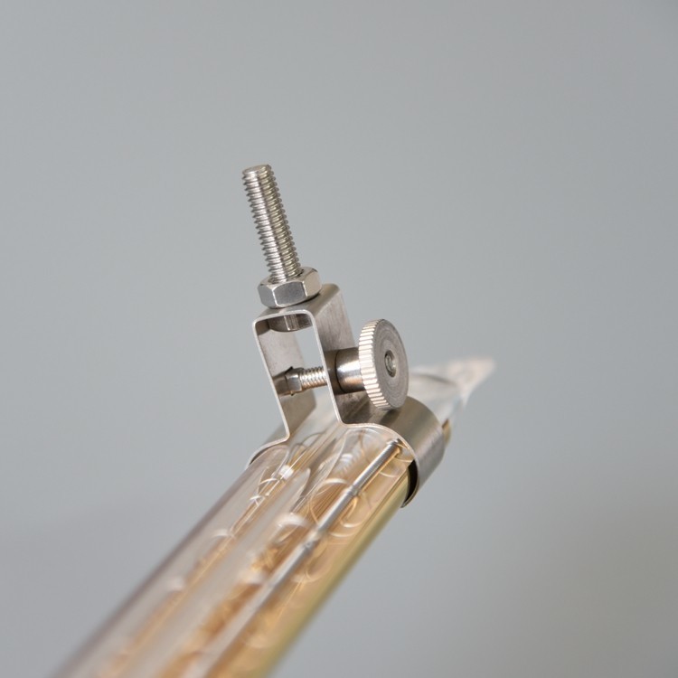 15x33mm Infrared Bulb Holder Ceramic Silver For Short Wave Twin Lamp