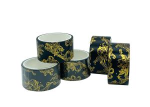 China Vintage Gold Foil Washi Decorative Tape For DIY wholesale