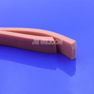 China Square Self Adhesive LFGB Silicone Sponge Rubber Strips wholesale