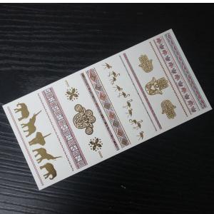 China wholesale gold tattoo sticker jewelry chain ring sticker wholesale