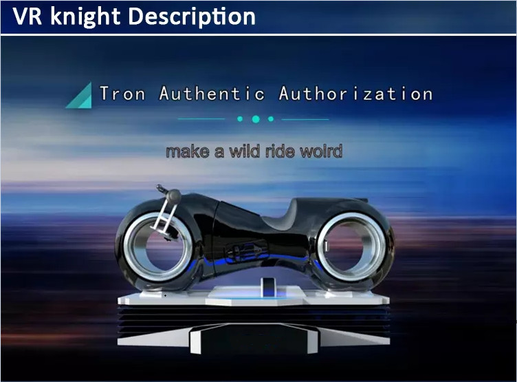 Virtual Reality Simulation Rides VR Motorcycle Simulator For Shopping Mall