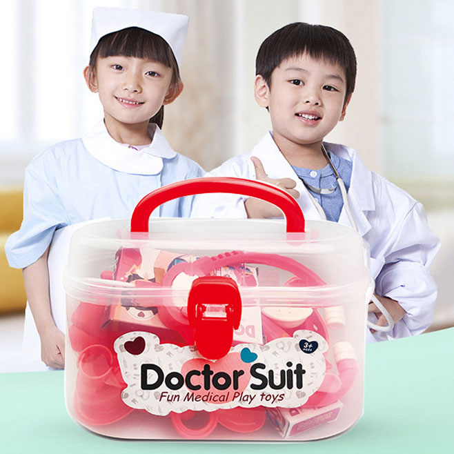 Function Pretend Play Toy Set Plastic Children Simulation Dental Clinic Medical Kit