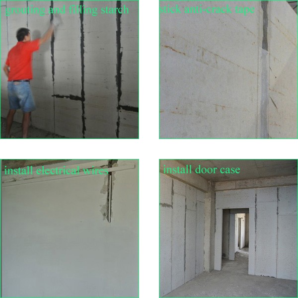 High quality eps cement sandwich partition warehouse wall panel