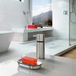 Commercial Bathroom Soap Holder Silver Basket Tray Square Soap Dish