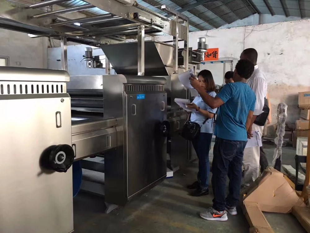 50-1500kg/Hr Working Width 1200mm Automatic Cookie Making Machine