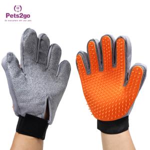 China OEM Flannelette Silicone 333 Gloves Pet Bathing Tool wholesale